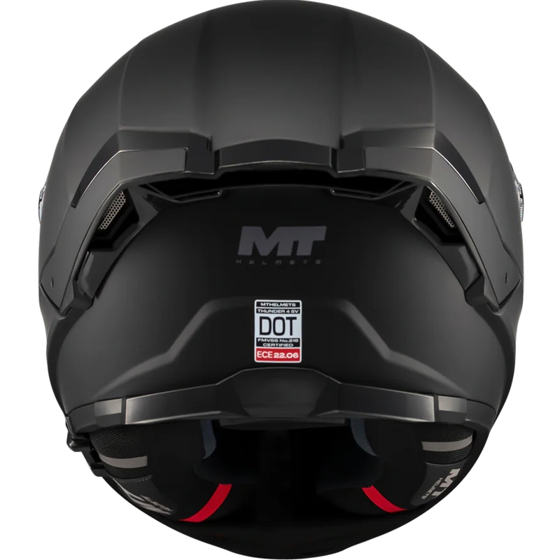Kask motocyklowy integralny MT Thunder 4 SV Pure A1 matowy czarny