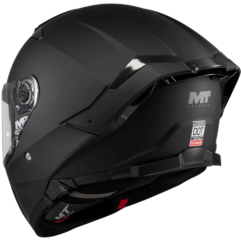 Kask motocyklowy integralny MT Thunder 4 SV Pure A1 matowy czarny