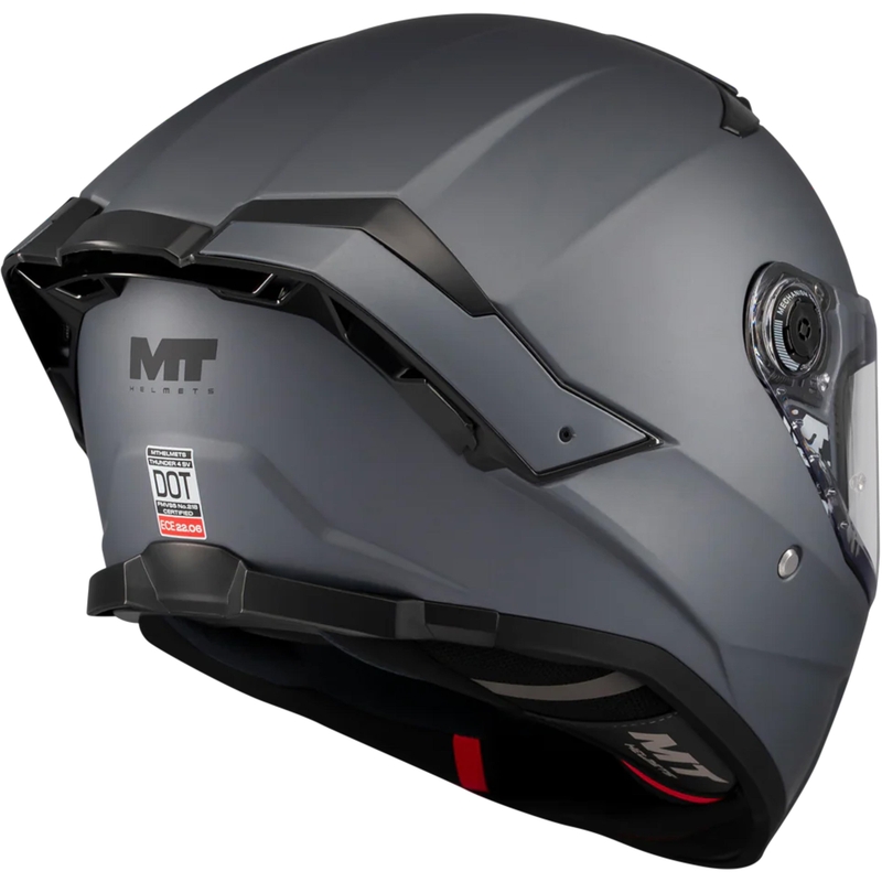 Kask motocyklowy integralny MT Thunder 4 SV Pure A2 matowy szary