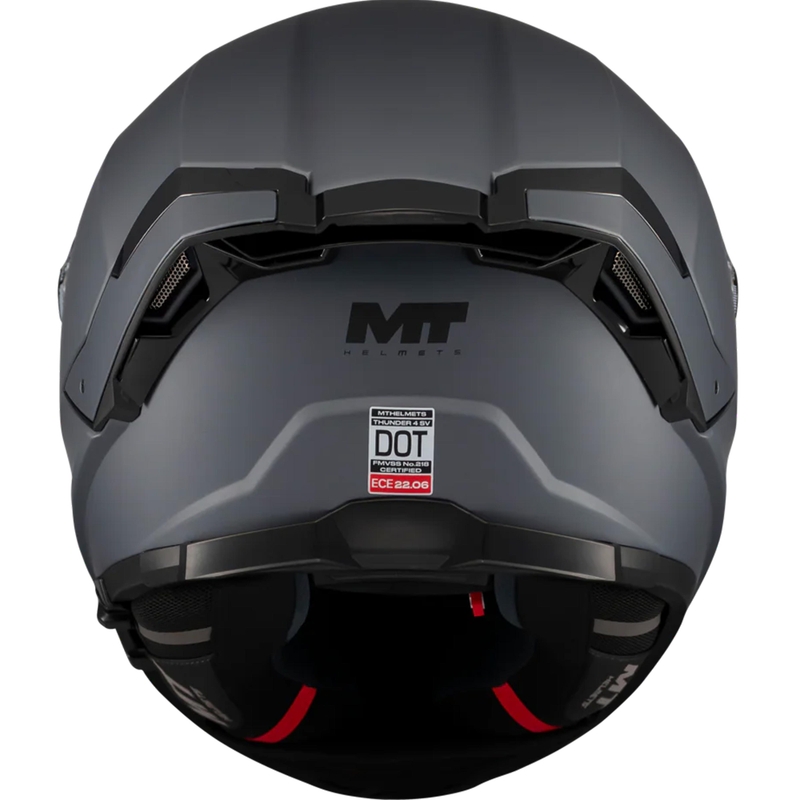 Kask motocyklowy integralny MT Thunder 4 SV Pure A2 matowy szary