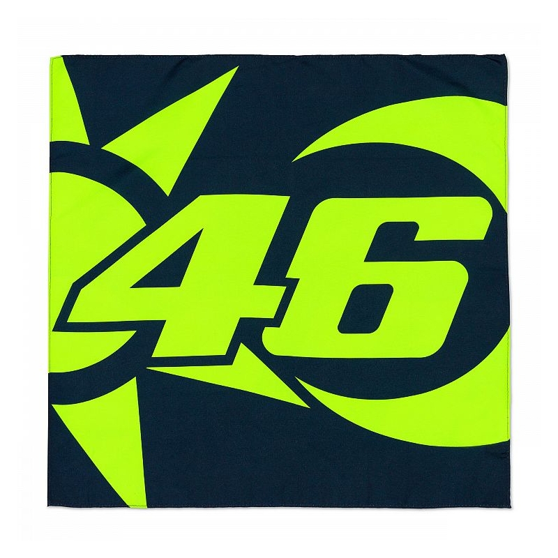 Chusta VR46 Valentino Rossi SUN AND MOON niebiesko-żółta