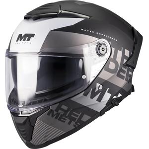 Kask motocyklowy integralny MT Thunder 4 SV Waves B2 matowy czarno-szary