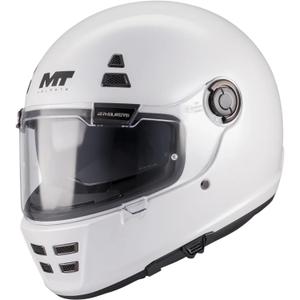 Kask motocyklowy integralny MT Jarama SV Pure A0 biały
