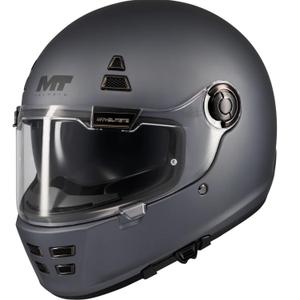 Kask motocyklowy integralny MT Jarama SV Pure A2 matowy szary