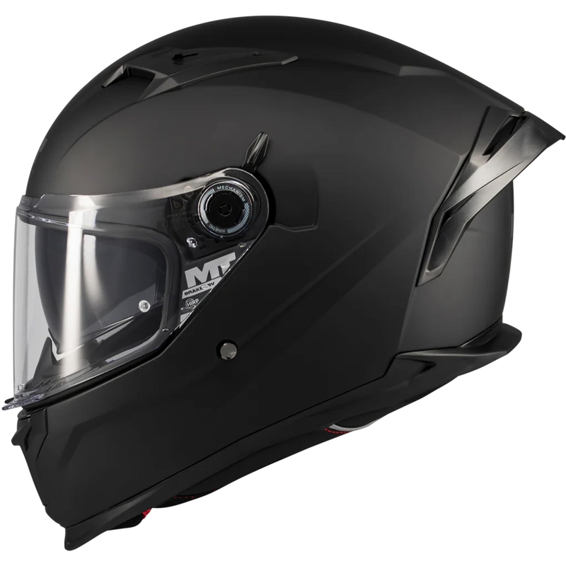 Kask motocyklowy integralny MT Braker SV Pure A1 w kolorze czarnym matowym