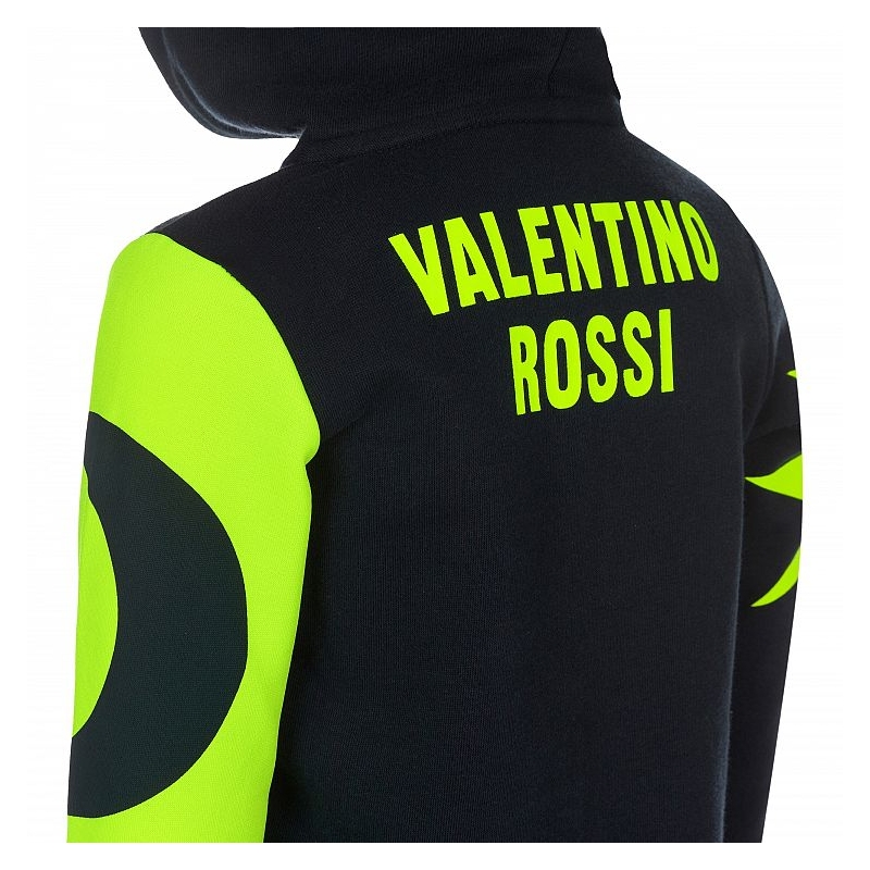 Bluza dziecięca VR46 Valentino Rossi REPLICA niebiesko-żółta