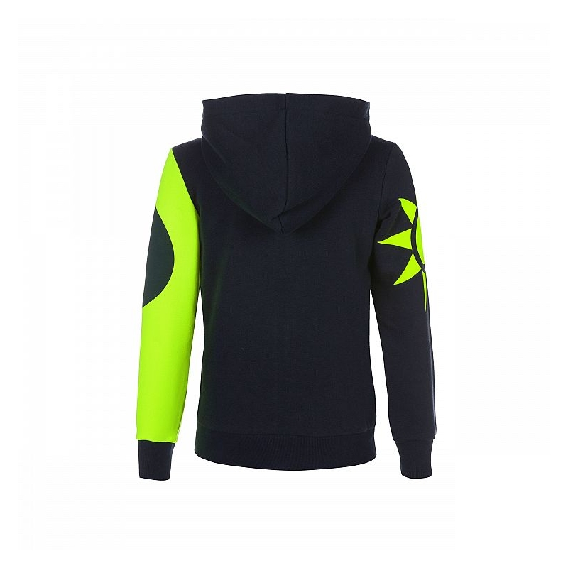 Bluza dziecięca VR46 Valentino Rossi REPLICA niebiesko-żółta