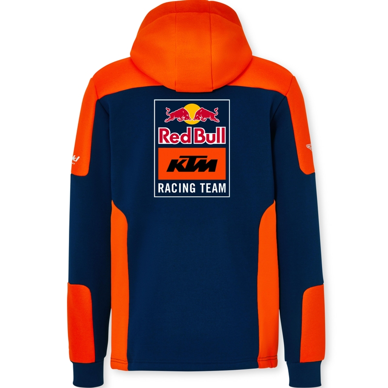 Bluza z kapturem KTM Replica Team niebiesko-pomarańczowa
