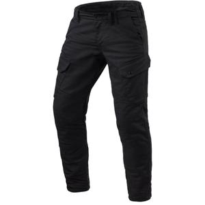 Czarne jeansy motocyklowe Revit Cargo 2 TF