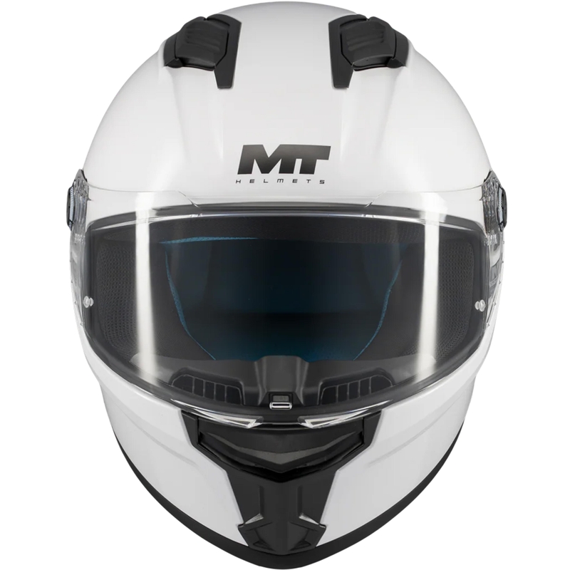 Kask motocyklowy integralny MT Stinger 2 Pure A0 biały