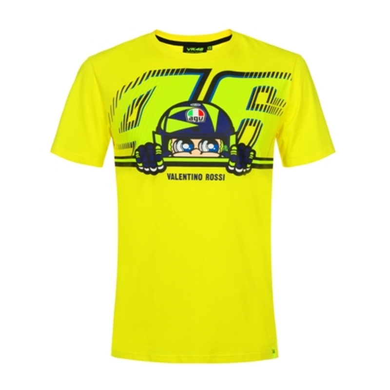 Koszulka VR46 Valentino Rossi CUPOLINO żółta