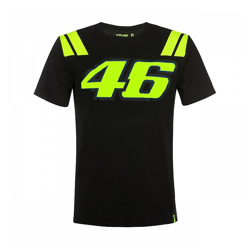 Koszulka VR46 Valentino Rossi 46 THE DOCTOR czarna