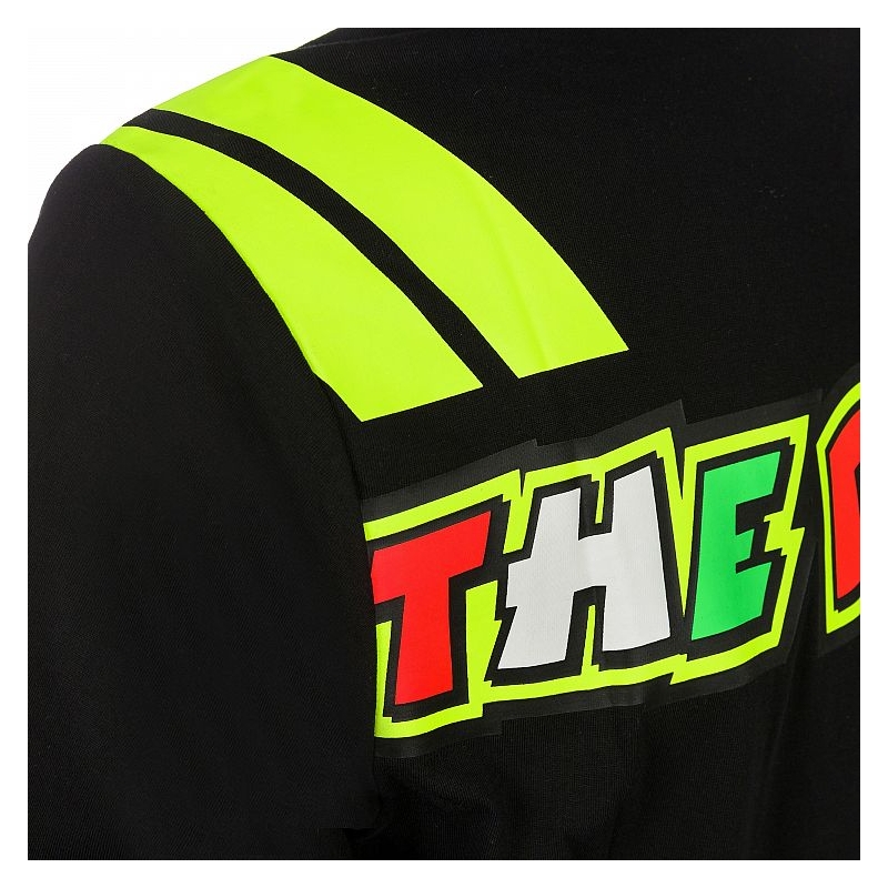 Koszulka VR46 Valentino Rossi 46 THE DOCTOR czarna