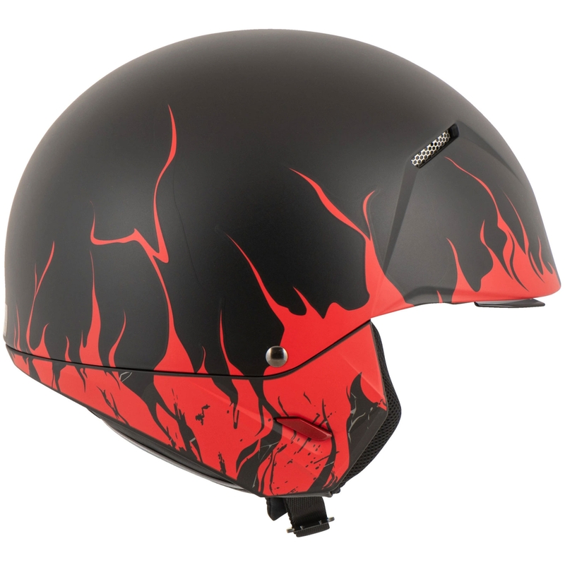 Kask otwarty z maską HJC i20 Scraw MC1SF biało-czerwono-czarny wyprzedaż