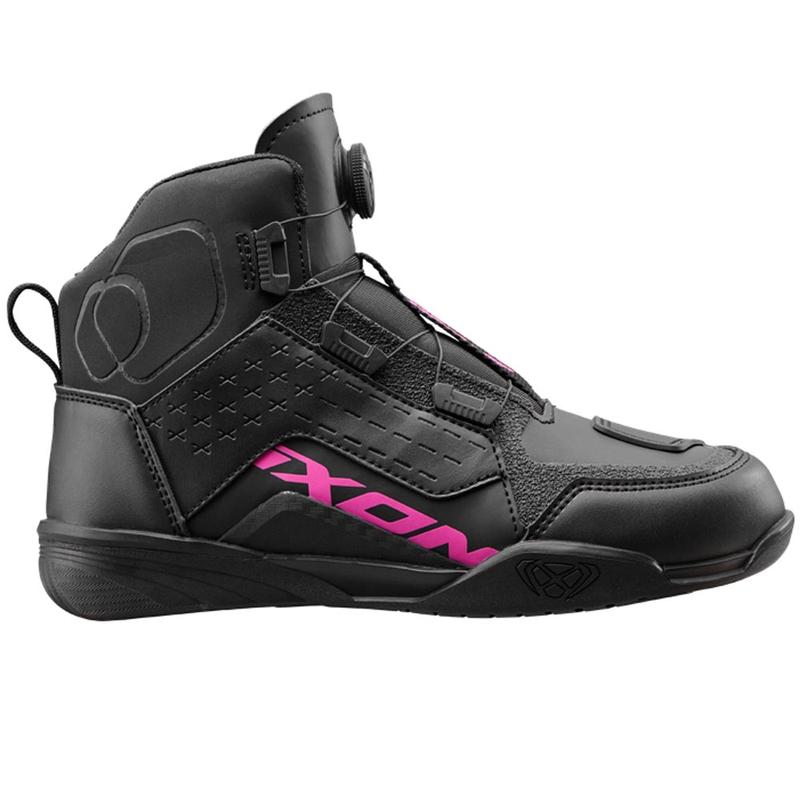 Damskie buty motocyklowe IXON Vyper WP czarno-różowe