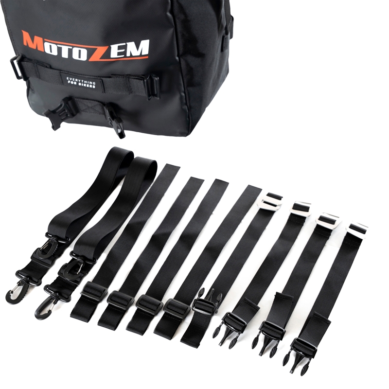 Wodoodporna torba motocyklowa MotoZem DryBag czarna 27,5 l