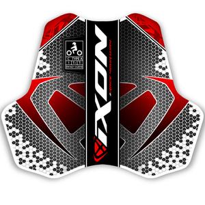 Ochraniacz klatki piersiowej IXON IX-RACE czarno-biało-czerwony