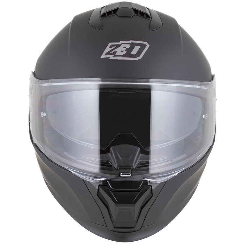 Kask motocyklowy integralny ZED K40 matowo czarny-ciemnoszary