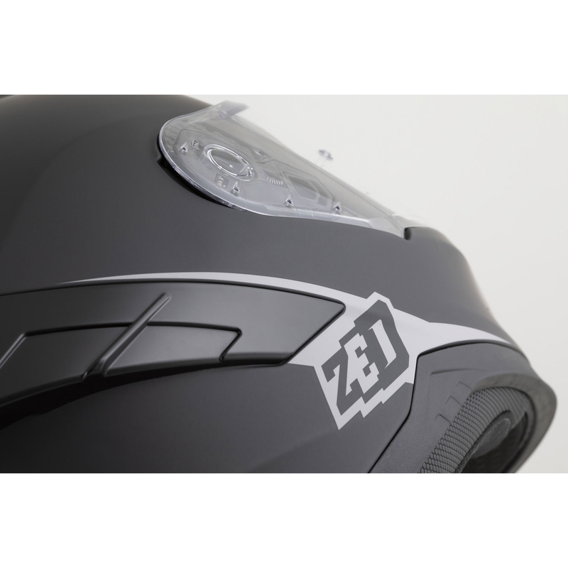 Kask motocyklowy integralny ZED K40 matowo czarny-ciemnoszary