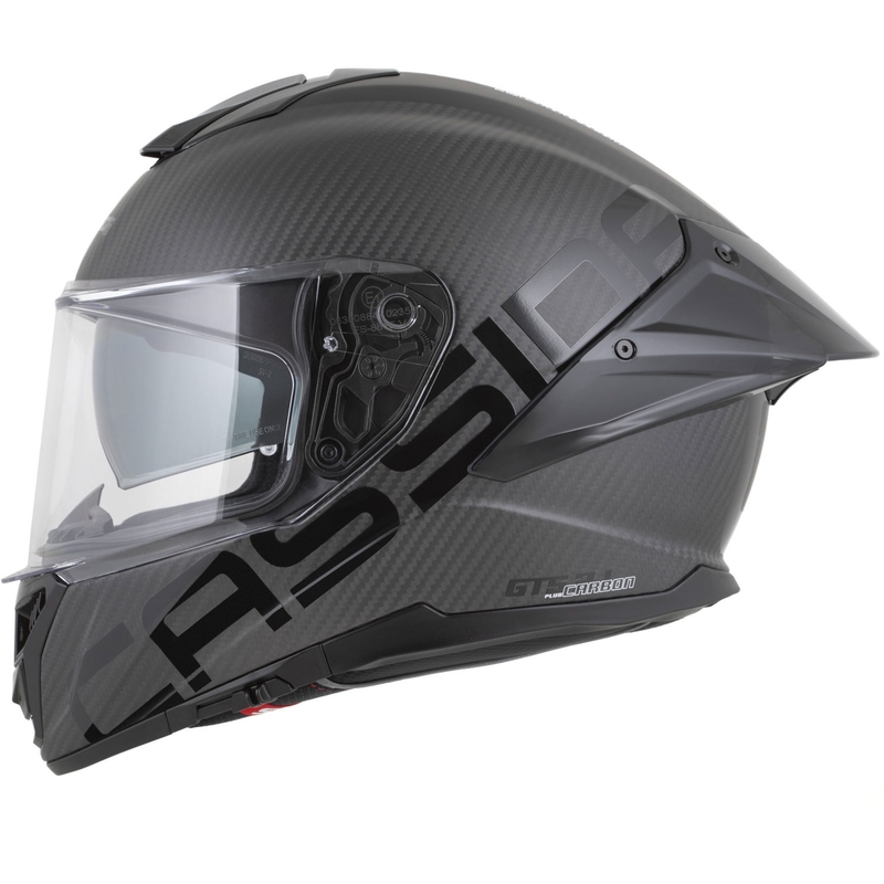 Kask motocyklowy integralny Cassida Integral GTS 2.1 Plus Carbon matowy karbonowo-czarno-biały