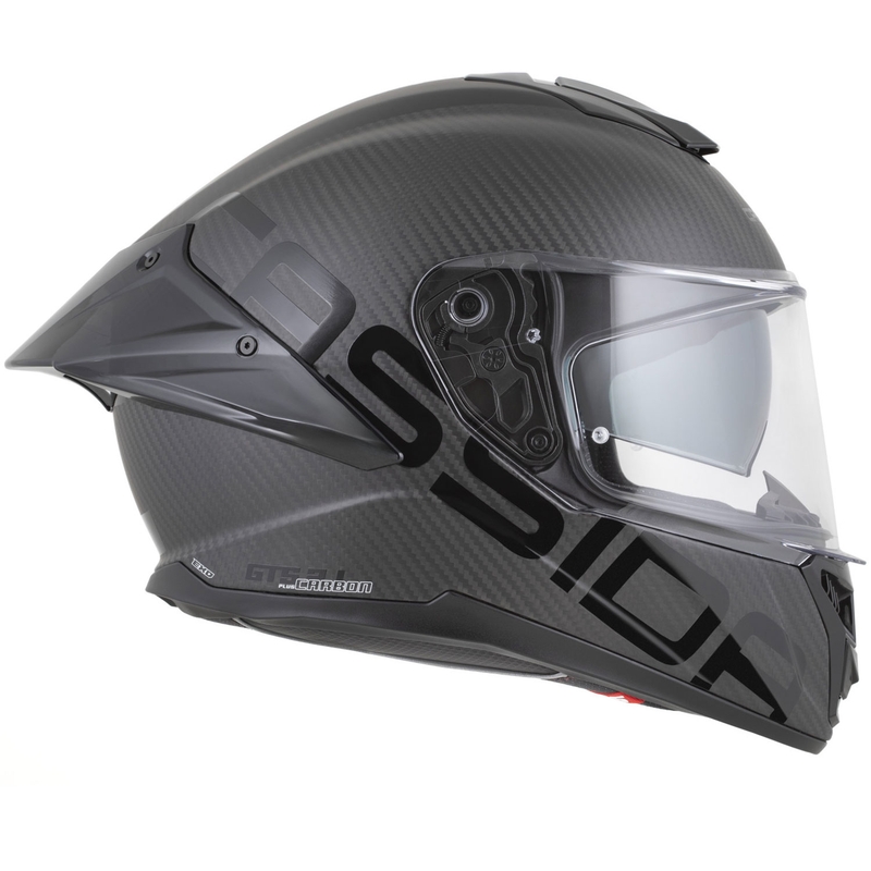Kask motocyklowy integralny Cassida Integral GTS 2.1 Plus Carbon matowy karbonowo-czarno-biały