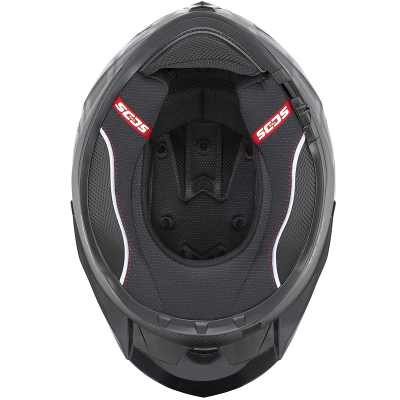 Kask motocyklowy integralny Cassida Integral GTS 2.1 Plus Carbon matowy karbonowo-czarno-biały