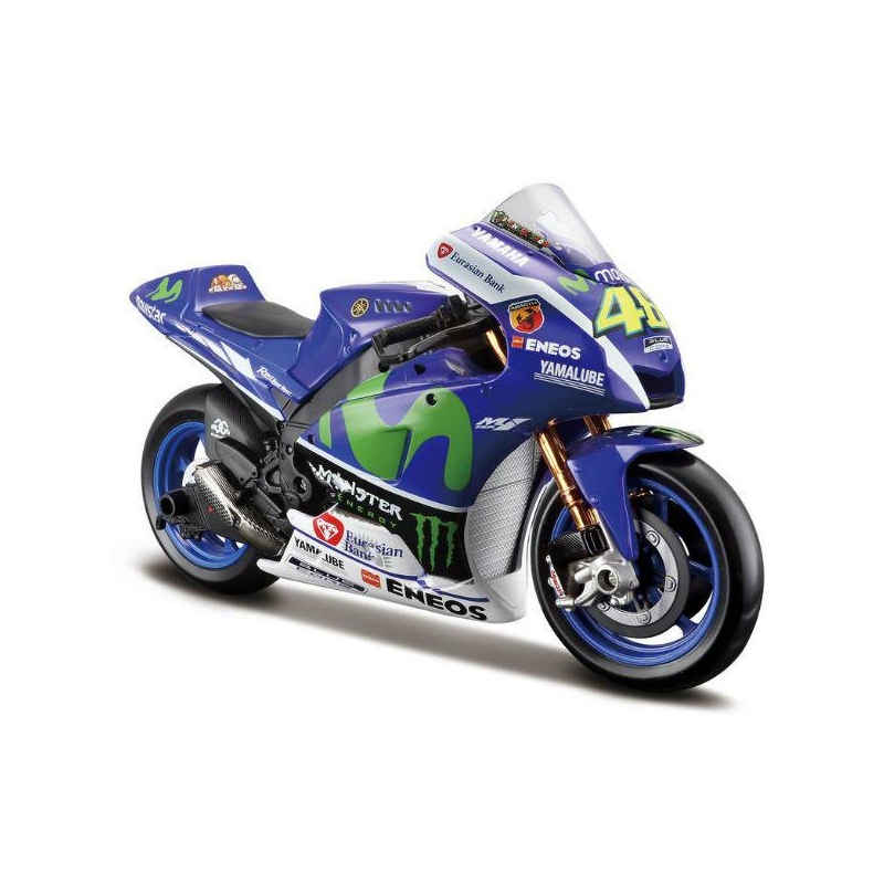 Model motocykla Maisto VR46 Valentino Rossi YAMAHA MotoGP 2016 r.