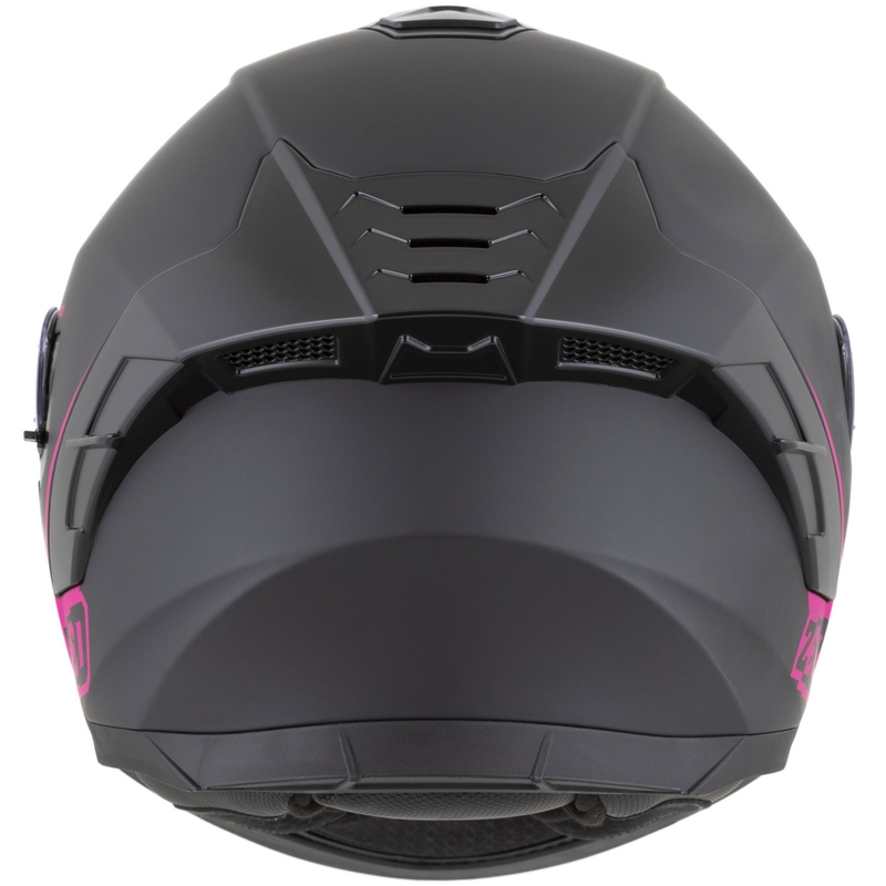 Kask motocyklowy integralny ZED K40 matowy czarno-różowy