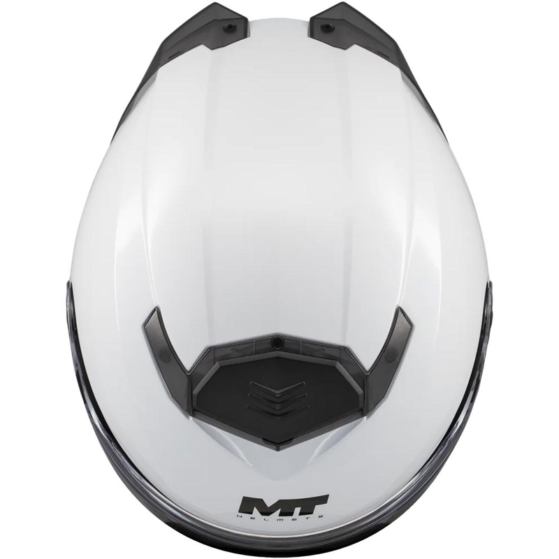 Kask motocyklowy typu flip-up MT Atom 2 SV Pure A0 biały