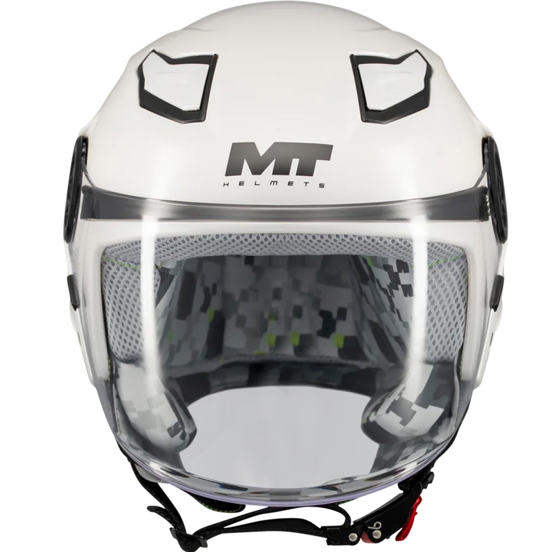Kask motocyklowy otwarty dziecięcy MT Lite Pure A0 biały