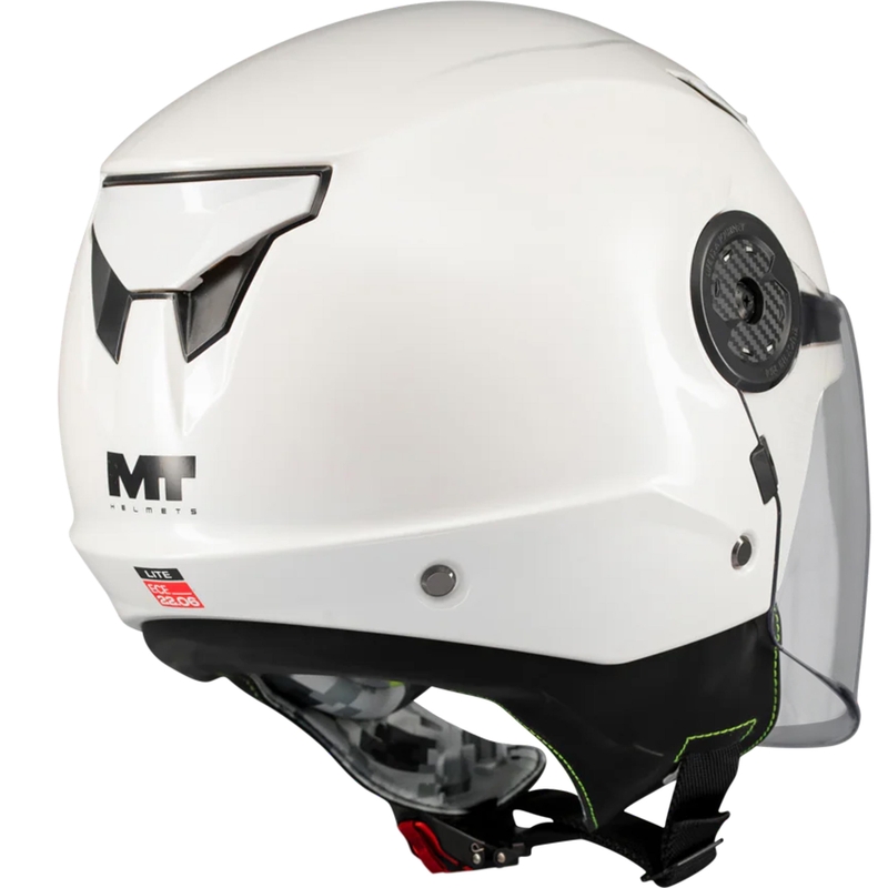 Kask motocyklowy otwarty dziecięcy MT Lite Pure A0 biały