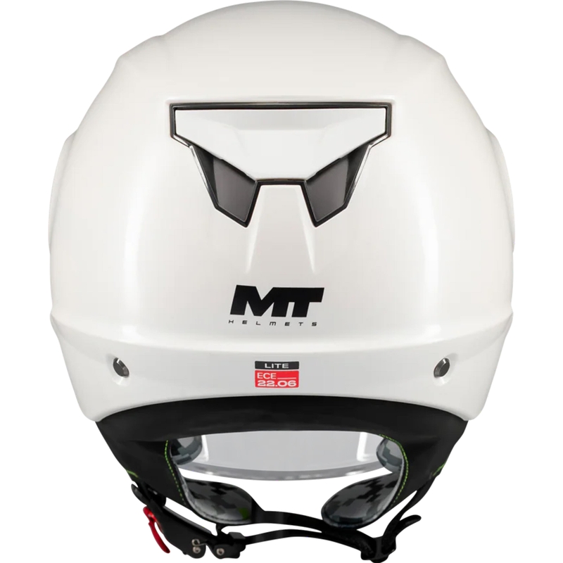 Kask motocyklowy otwarty dziecięcy MT Lite Pure A0 biały