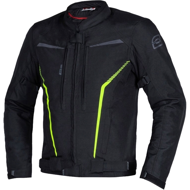 Kurtka motocyklowa Ozone Delta IV czarno-fluo-żółta