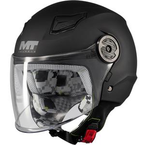 Kask motocyklowy otwarty dziecięcy MT Lite Pure A1 matowy czarny