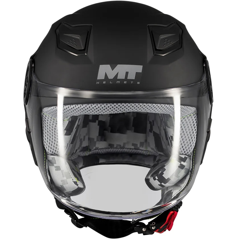 Kask motocyklowy otwarty dziecięcy MT Lite Pure A1 matowy czarny