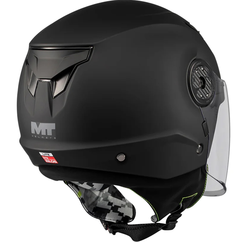 Kask motocyklowy otwarty dziecięcy MT Lite Pure A1 matowy czarny