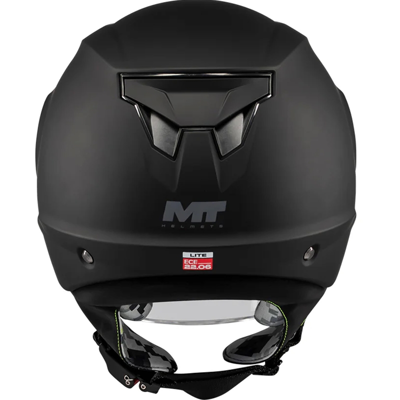 Kask motocyklowy otwarty dziecięcy MT Lite Pure A1 matowy czarny