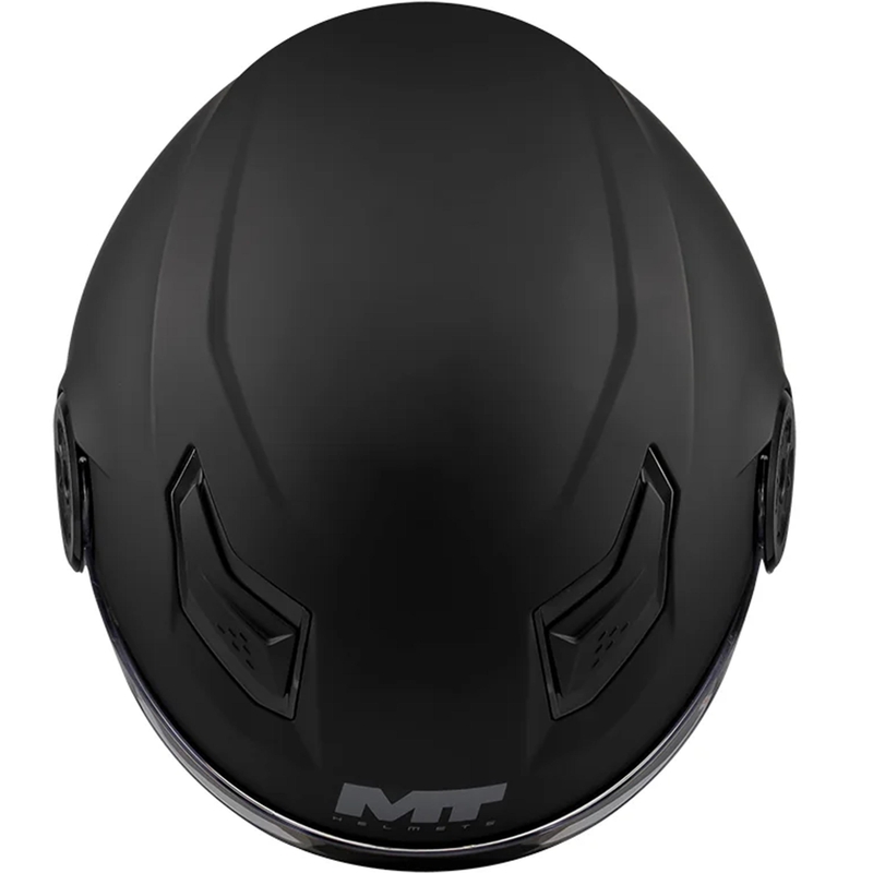 Kask motocyklowy otwarty dziecięcy MT Lite Pure A1 matowy czarny
