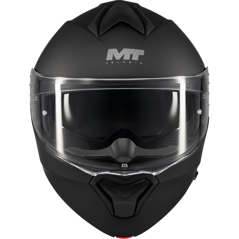 Kask motocyklowy typu flip-up MT Genesis SV Pure A1 matowy czarny