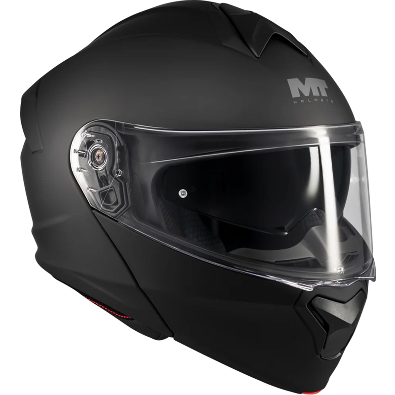 Kask motocyklowy typu flip-up MT Genesis SV Pure A1 matowy czarny