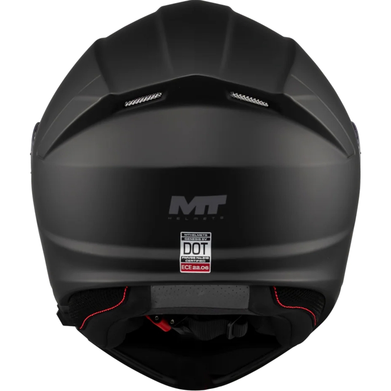 Kask motocyklowy typu flip-up MT Genesis SV Pure A1 matowy czarny
