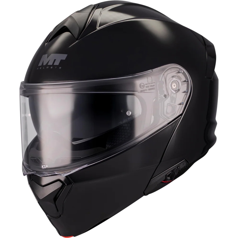 Kask motocyklowy typu flip-up MT Genesis SV Pure A1 czarny