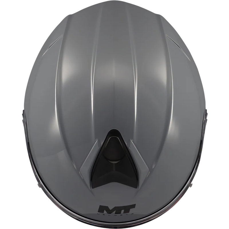 Kask motocyklowy typu flip-up MT Genesis SV Pure A12 szary