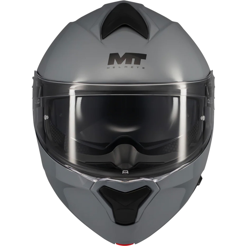 Kask motocyklowy typu flip-up MT Genesis SV Pure A12 szary