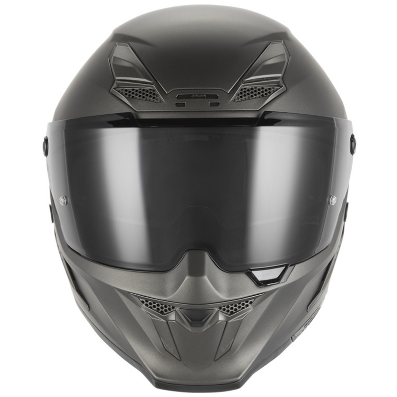 Kask motocyklowy integralny NOX Exclusive Goliath, matowy tytan