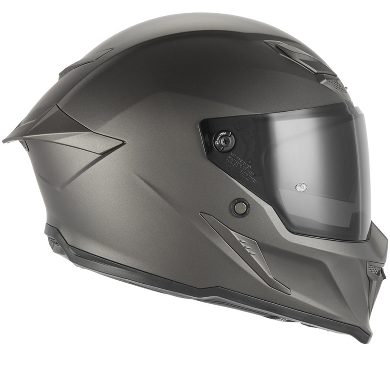 Kask motocyklowy integralny NOX Exclusive Goliath, matowy tytan