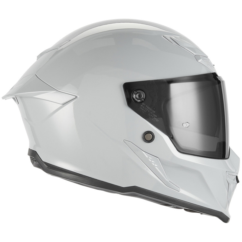 Kask motocyklowy integralny NOX Exclusive Goliath szaro-biały