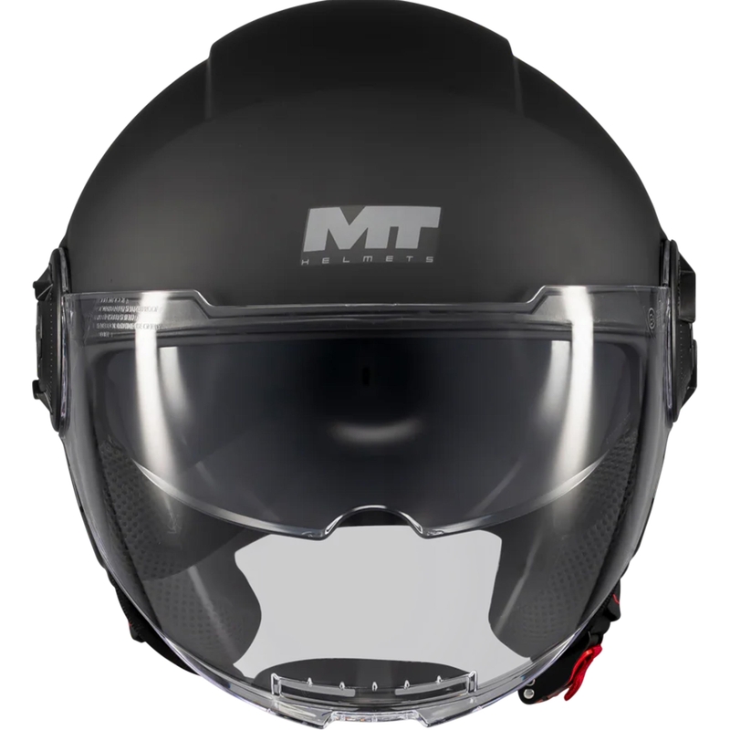 Kask motocyklowy otwarty MT Viale SV S Pure A1 matowy czarny