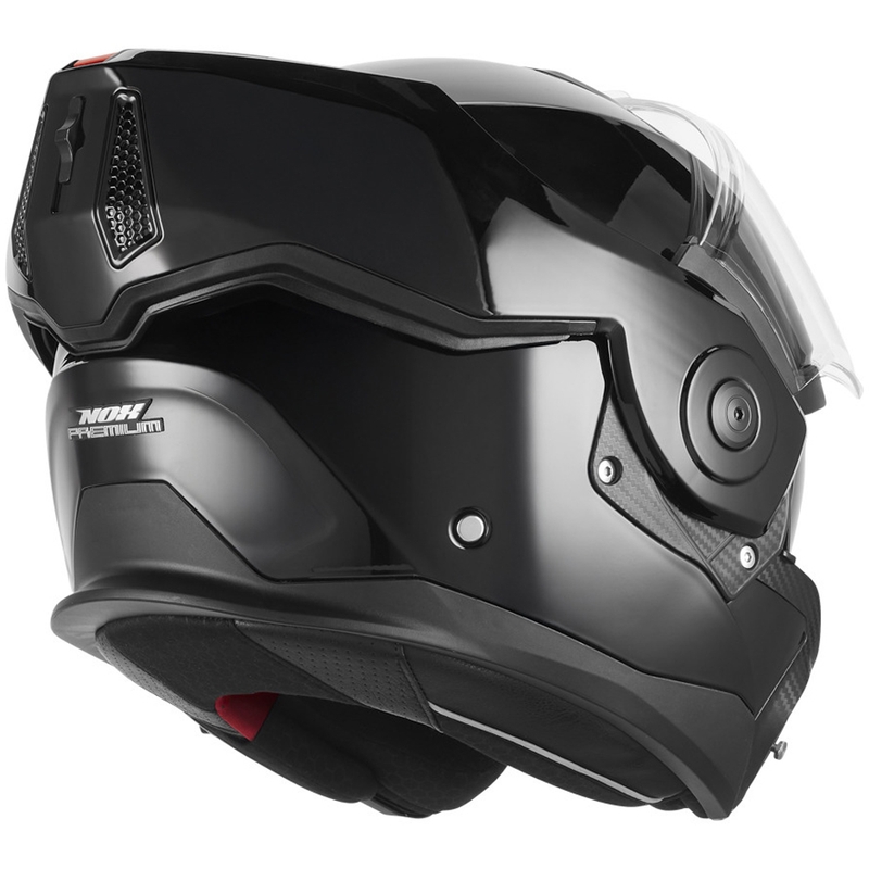 Kask motocyklowy typu flip-up NOX PREMIUM Spinner czarny