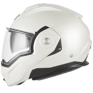 Kask motocyklowy z klapką NOX PREMIUM Spinner biały